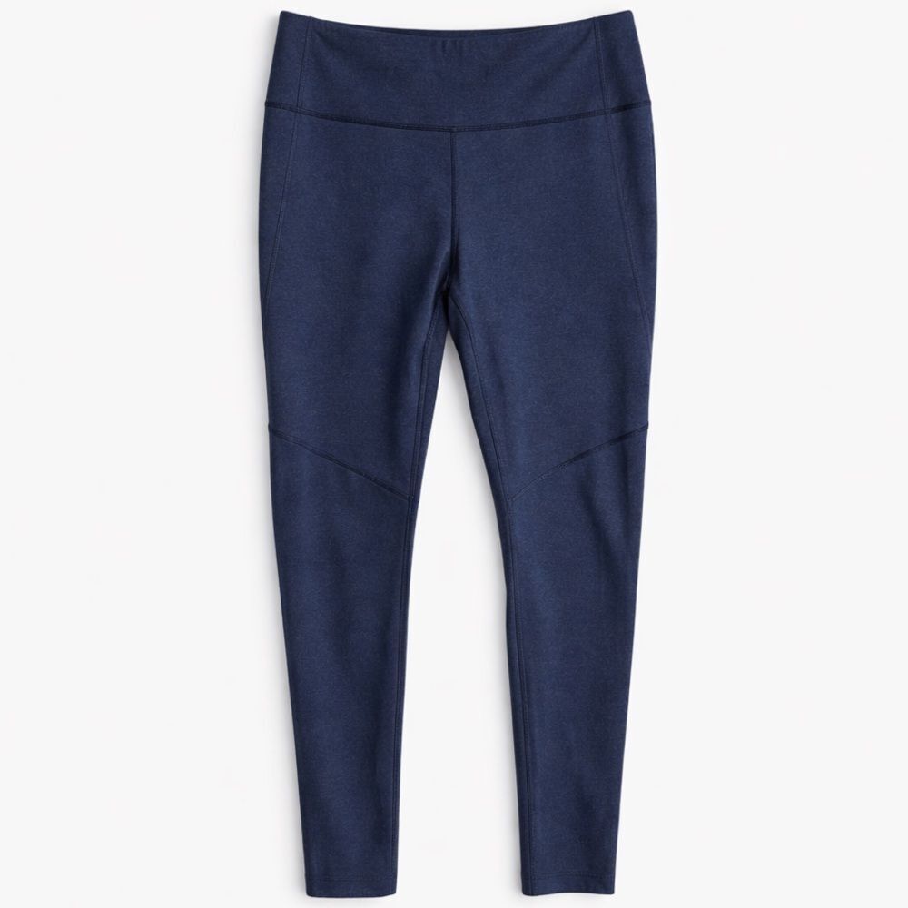 Outdoor Voices Harem Leggings Size L Navy Blue Drop Crotch Stretch Lounge Pants